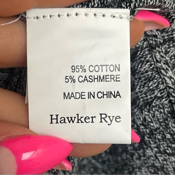 HAWKER Rye Cotton Cashmere Pullover Sweater - H21 - Picture 4 of 5